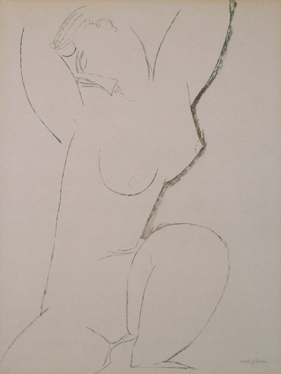 Caryatid by Amedeo Modigliani